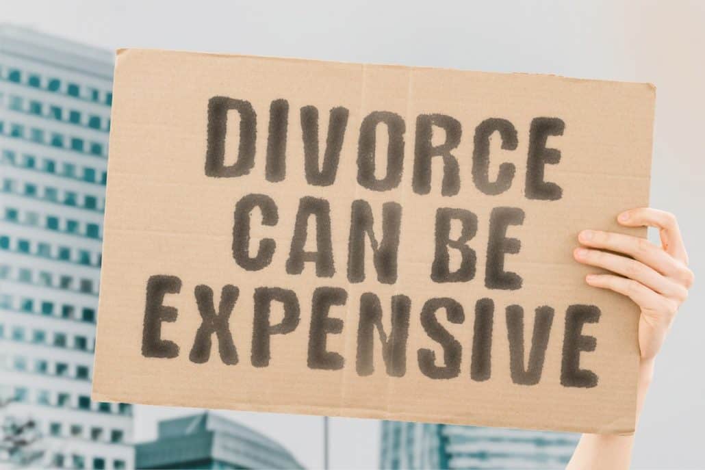 divorce can be expensive banner