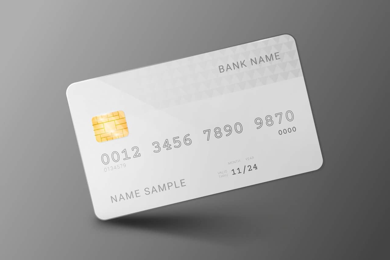 sample of credit card
